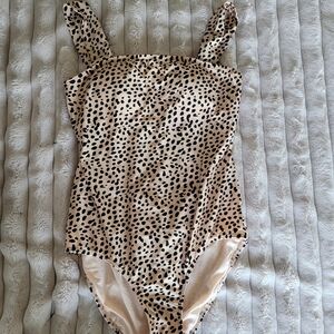 Chic Spotted One Piece Swimsuit